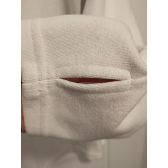 Cabela's Polartec Classic Fleece 1/4 Zip Pullover. Women's Large. White. - Picture 4 of 13